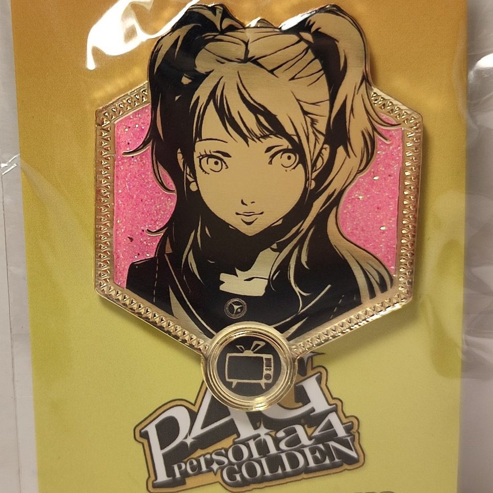 Persona 4 Rise Kujikawa Golden Series Enamel Pin Official Atlus Collectible